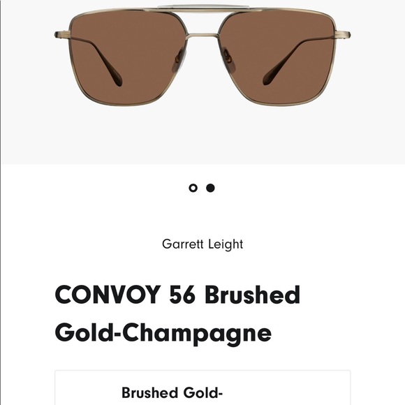 New Lot Of 2 !! Garrett Leight Sunglass 1 Convoy And 1 ICHI - Picture 2 of 5